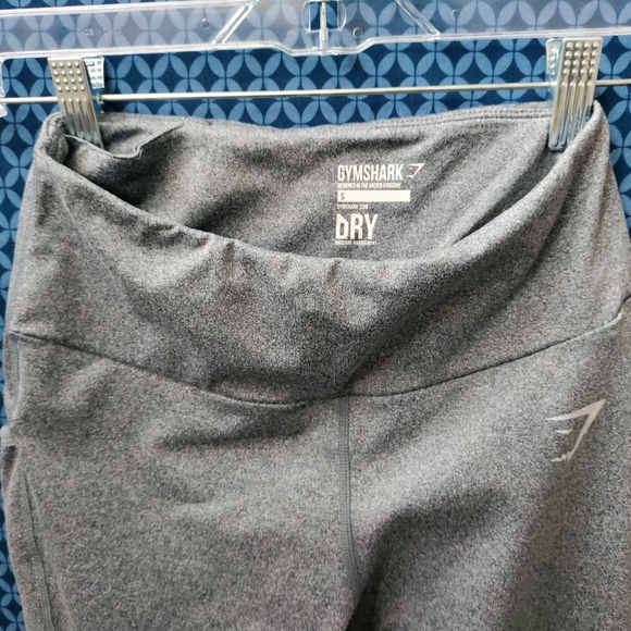 GymShark - Women's charcoal grey, high-waisted athletic leggings. Size - S - Picture 5 of 8